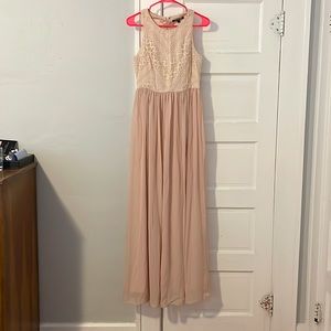 Gianni bini blush maxi dress